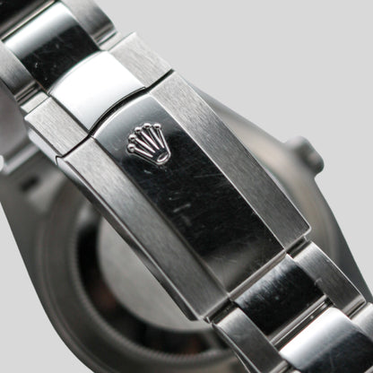 Rolex DateJust 41 - blaues Zifferblatt mit römischen Ziffern FULLSET-ZSG-2021