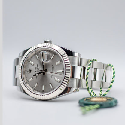 Rolex DateJust 41 "silver" FULLSET-ZUG-2023
