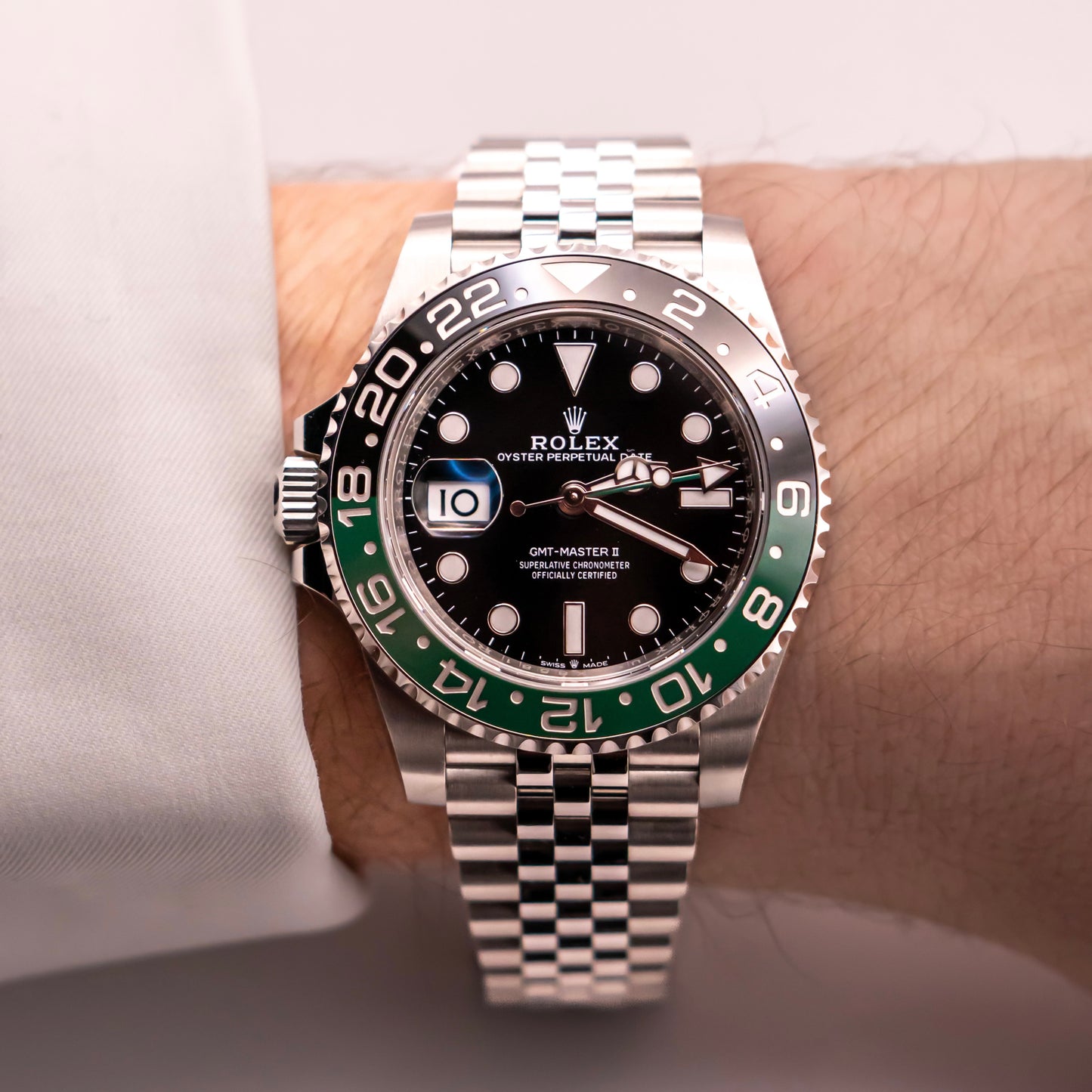 Rolex GMT-Master II "Sprite" Lefty FULLSET-ZSG-2023