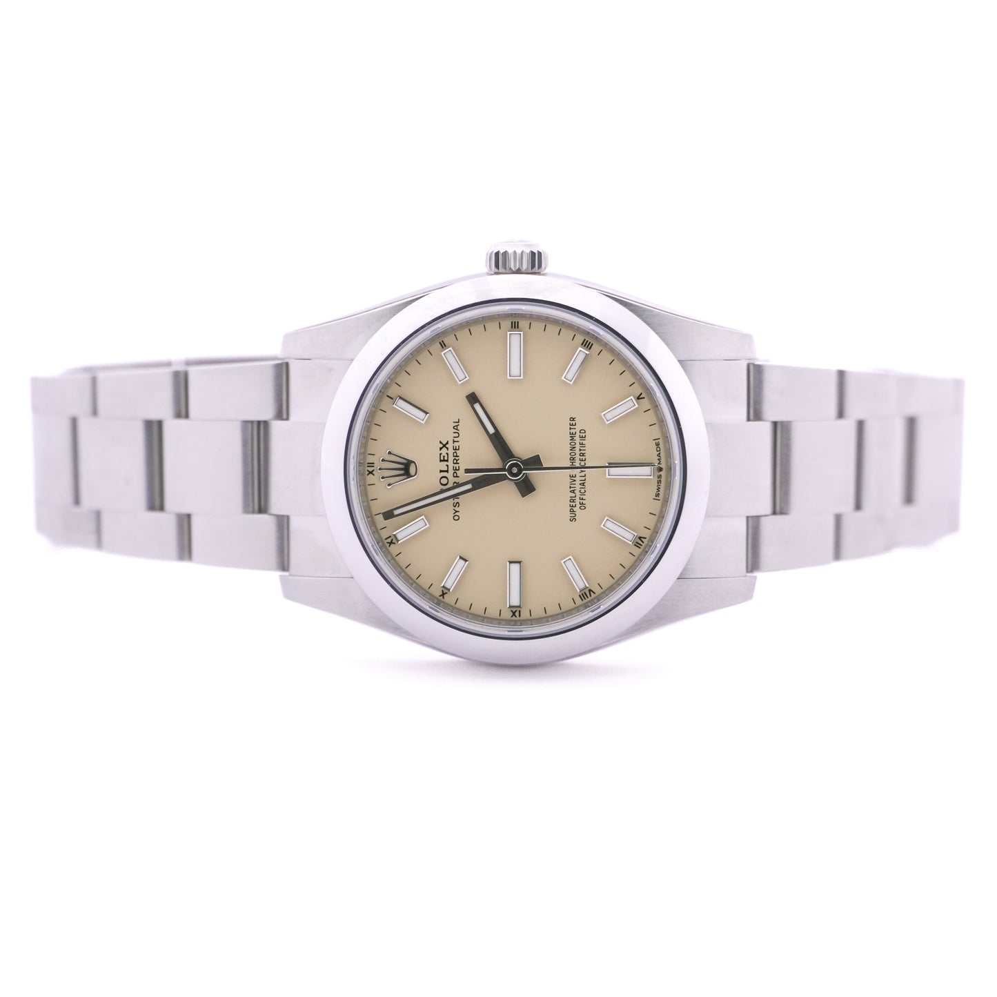 Rolex OysterPerpetual 34 mm "Beige" FULLSET-ZUG-2025