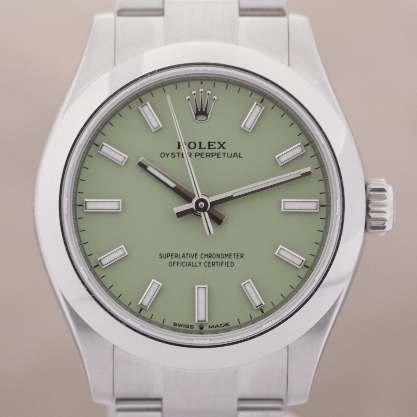 Rolex OysterPerpetual 31 "Pistachio" FULLSET-ZUG-2026