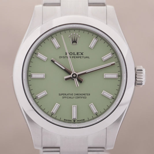 Rolex OysterPerpetual 31 "Pistachio" FULLSET-ZUG-2026
