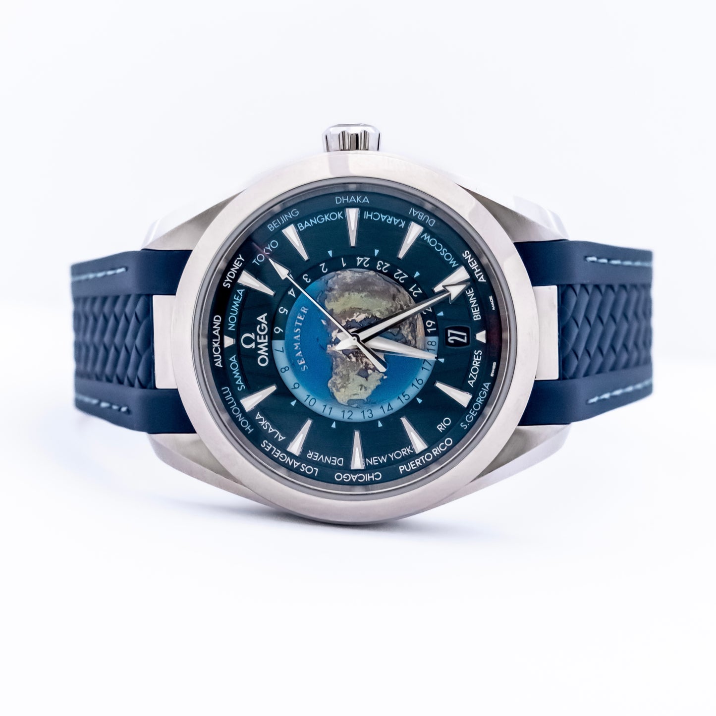 Omega Seamaster Aqua Terra Worldtimer FULLSET-ZUG-2024