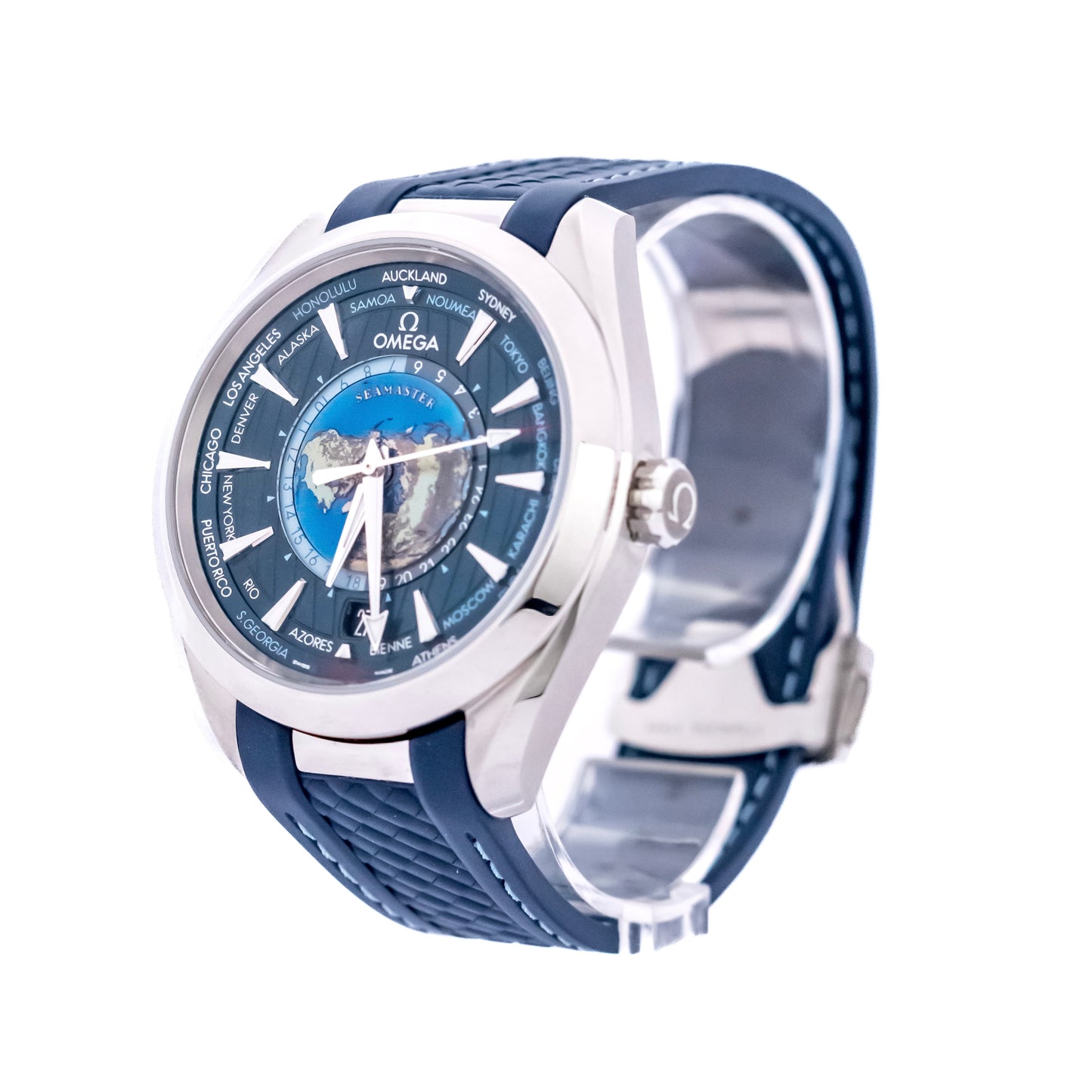 Omega Seamaster Aqua Terra Worldtimer FULLSET-ZUG-2024