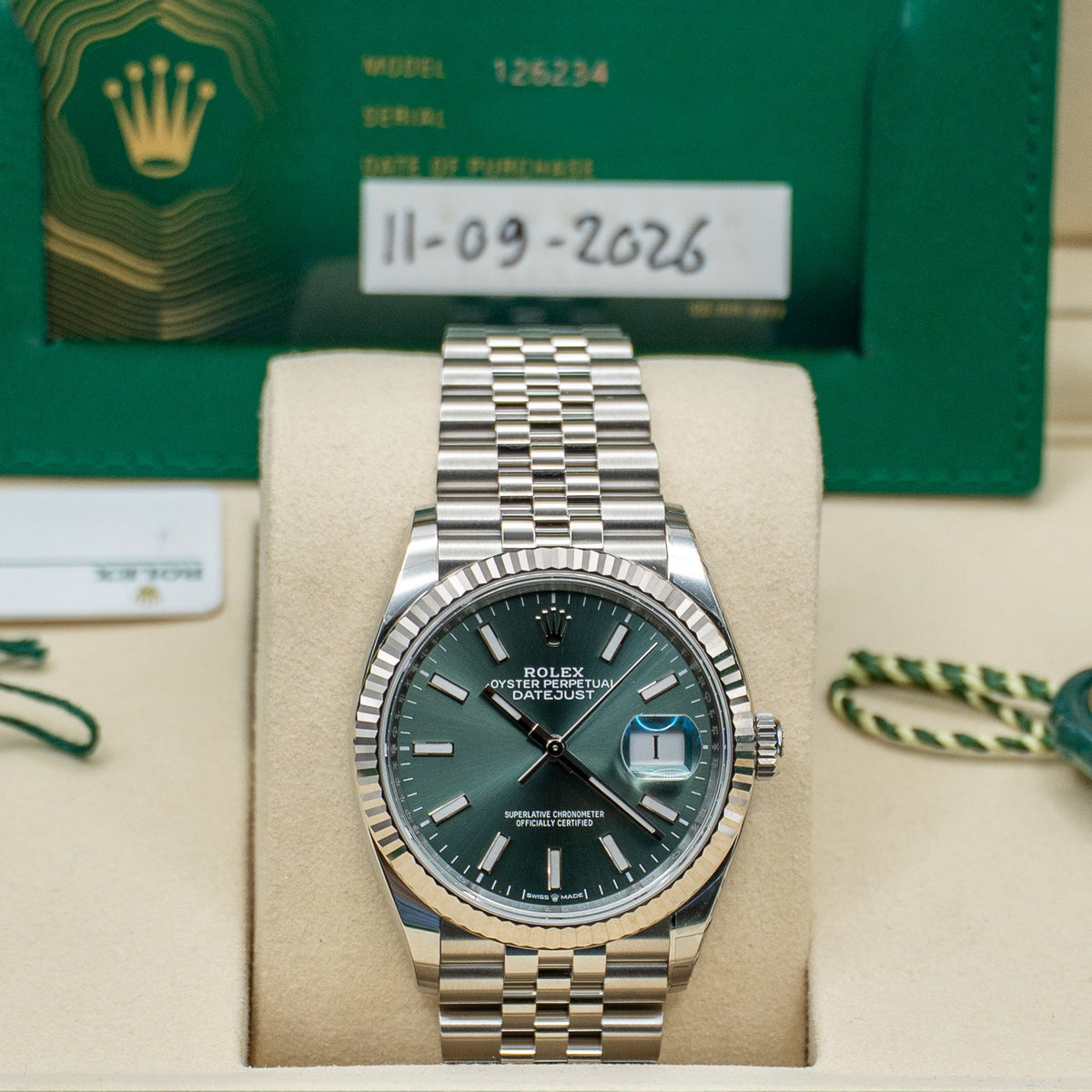 Rolex DateJust 36 mm 126234 FULLSET-ZUG-2026