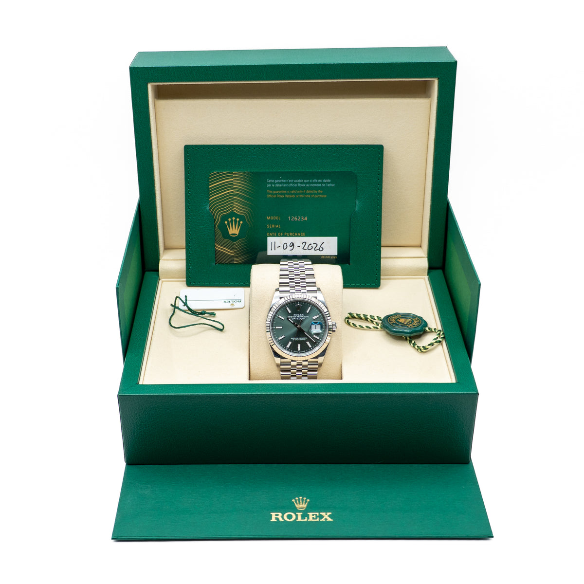 Rolex DateJust 36 mm 126234 FULLSET-ZUG-2026