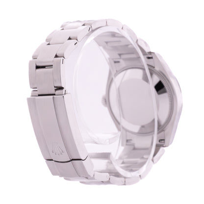 Rolex Oyster Perpetual 31mm Candy – Rückseitige Detailansicht mit Krone und Faltschließe