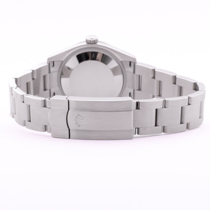 Rolex Oyster Perpetual 31mm Candy – Rückseitige Detailansicht mit Krone und Faltschließe