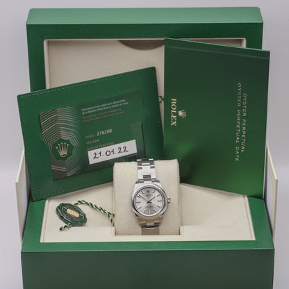Rolex OysterPerpetual 28 "Silver" FULLSET-ZWN-2022