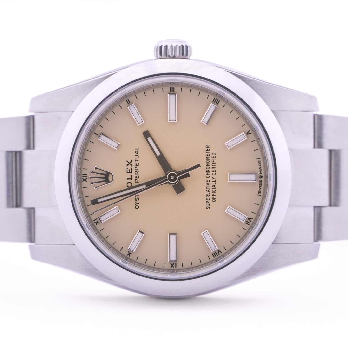Rolex OysterPerpetual 34 mm "Beige" FULLSET-ZUG-2025